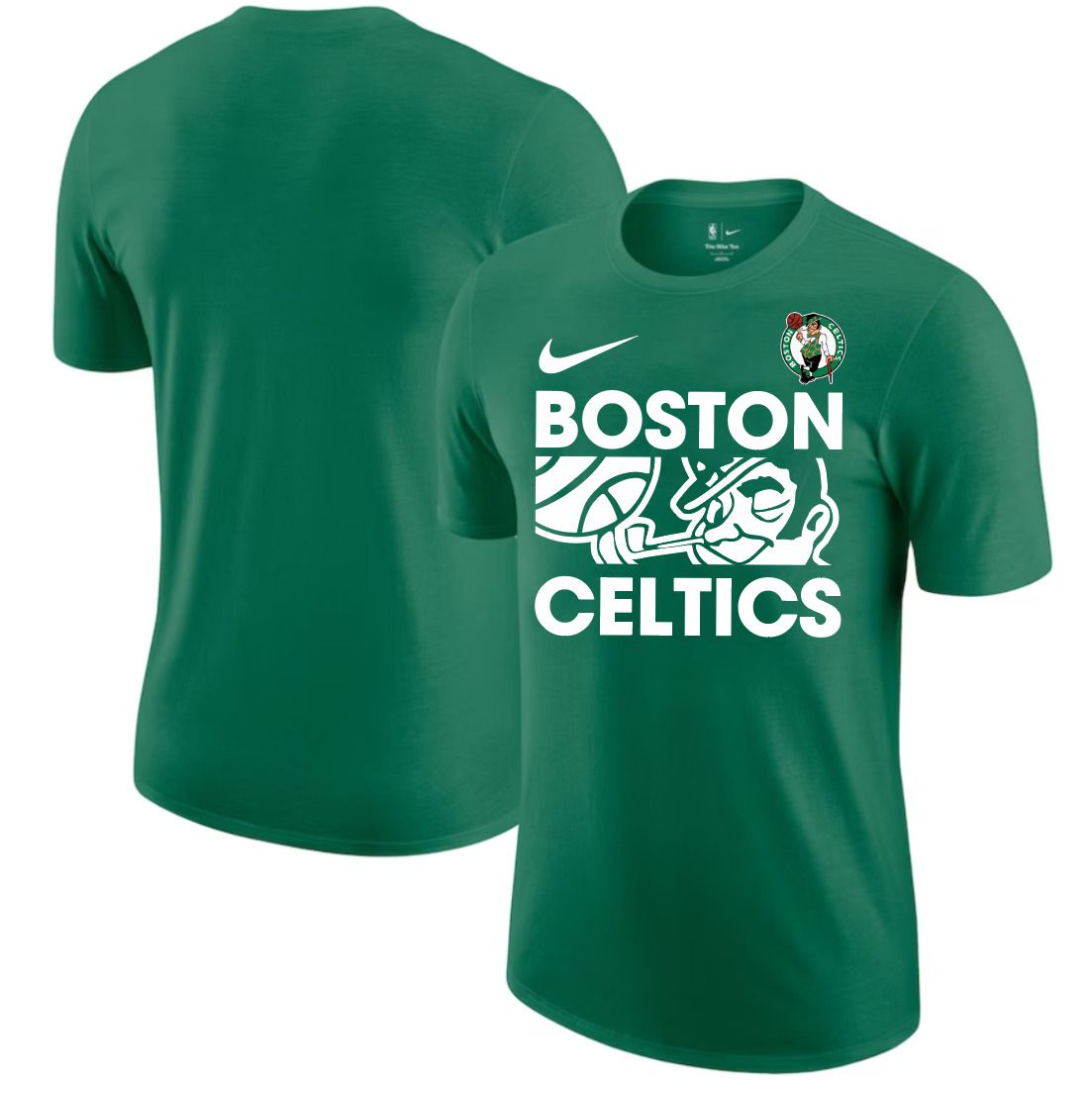 Men 2025 NBA Boston Celtics Green Nike T shirts style 1->nba t-shirts->Sports Accessory